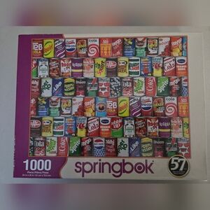 Springbok Multicolor Soda Can Collage 1000-Piece Puzzle